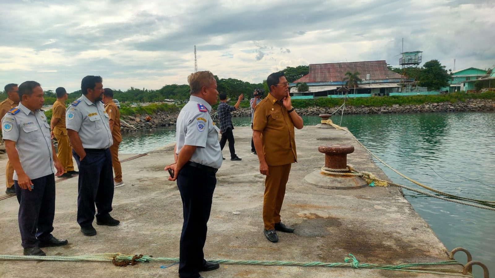 Pasca Putusan MA, Bupati Warisin Sidak Ke Dermaga Labuhan Haji