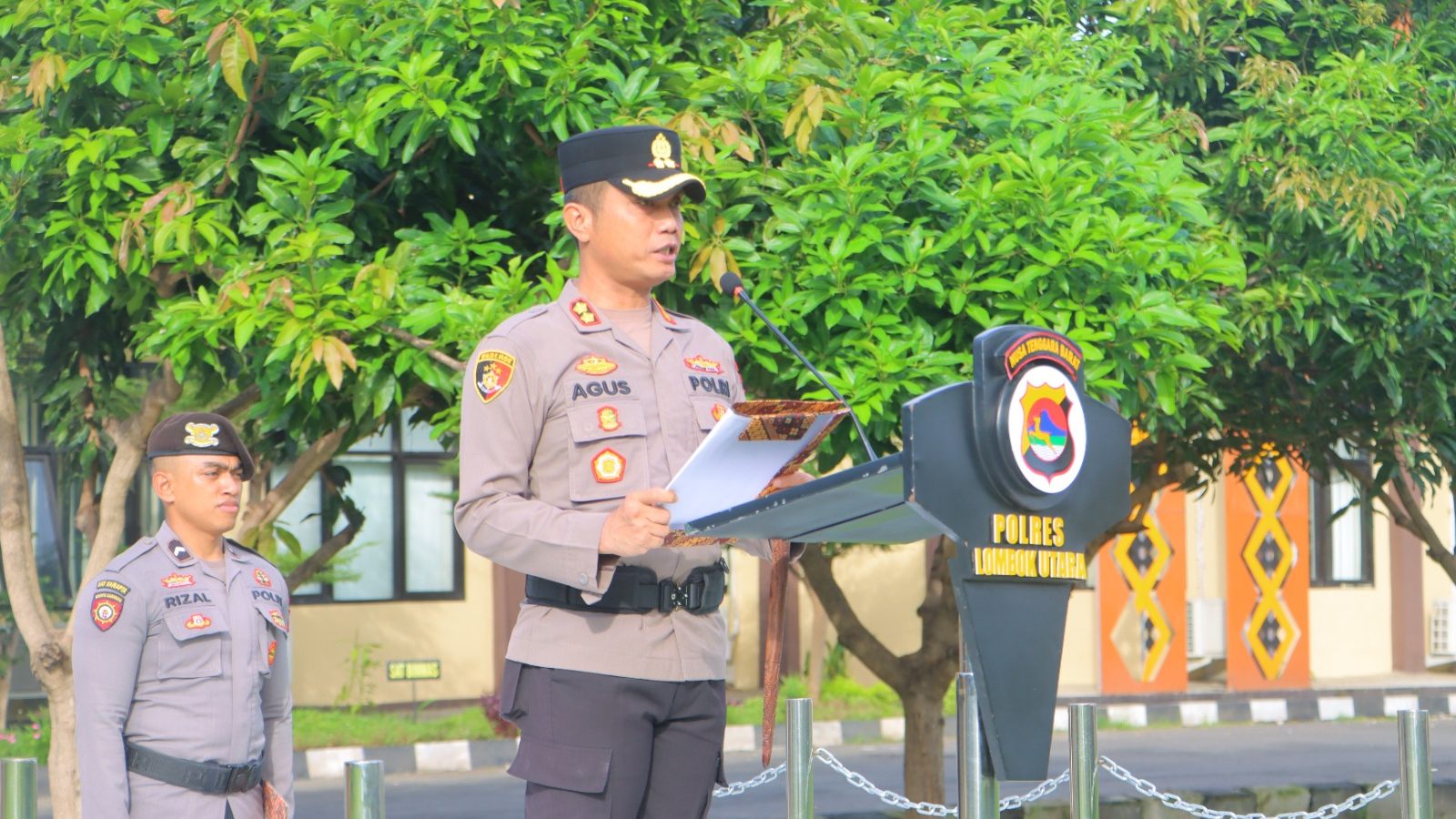 Polres Lombok Utara Teguhkan Komitmen “Polisi Baik dan Bermanfaat” di Hari Kesadaran Nasional