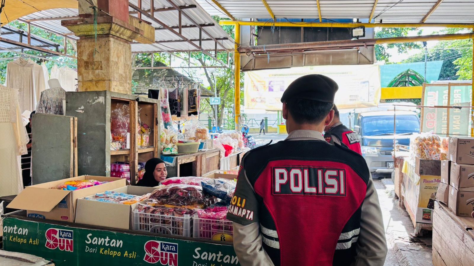 Pasar Dasan Agung Jadi Sasaran Patroli Kota Presisi Ramadhan