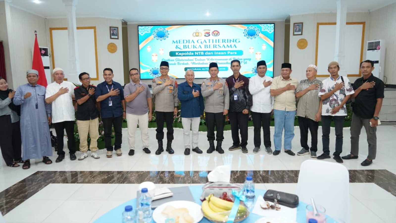 Kapolda NTB Pererat Silaturahmi dengan Insan Pers