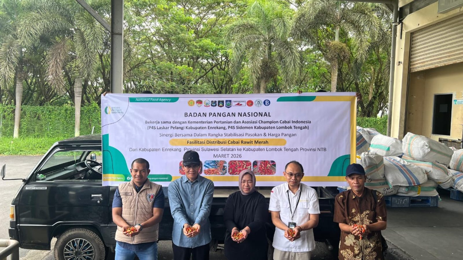 Satgas Saber Pangan Polda NTB Kawal Distribusi 1,18 Ton Cabai Rawit dari Sulsel, Jaga Harga Tetap Stabil