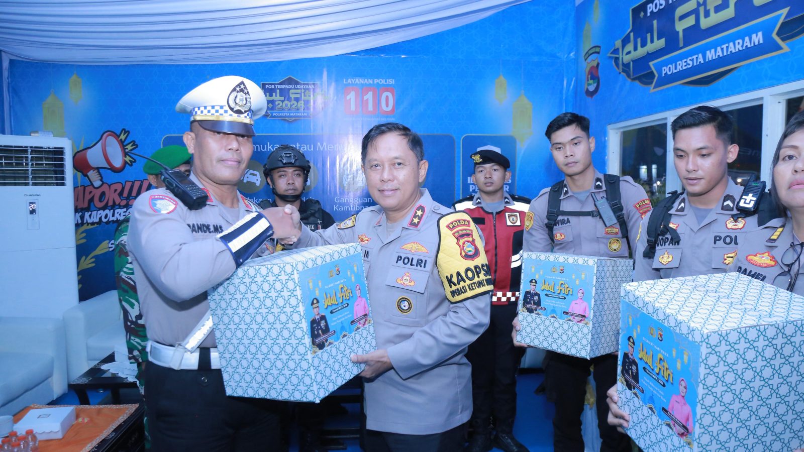 Pawai Takbiran di Mataram Berjalan Aman dan Kondusif