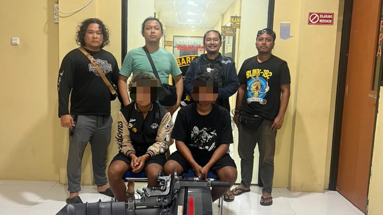 Polres Lombok Utara Ungkap Pencurian Mesin Boat, Dua Pelaku dan Penadah Diamankan