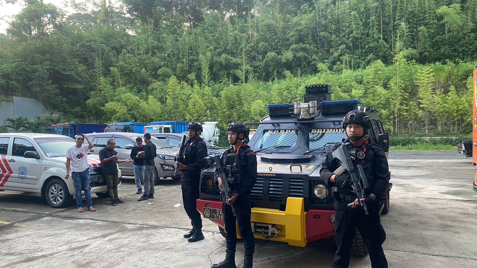 Brimob Polda NTB Kawal Ketat Dewa 19