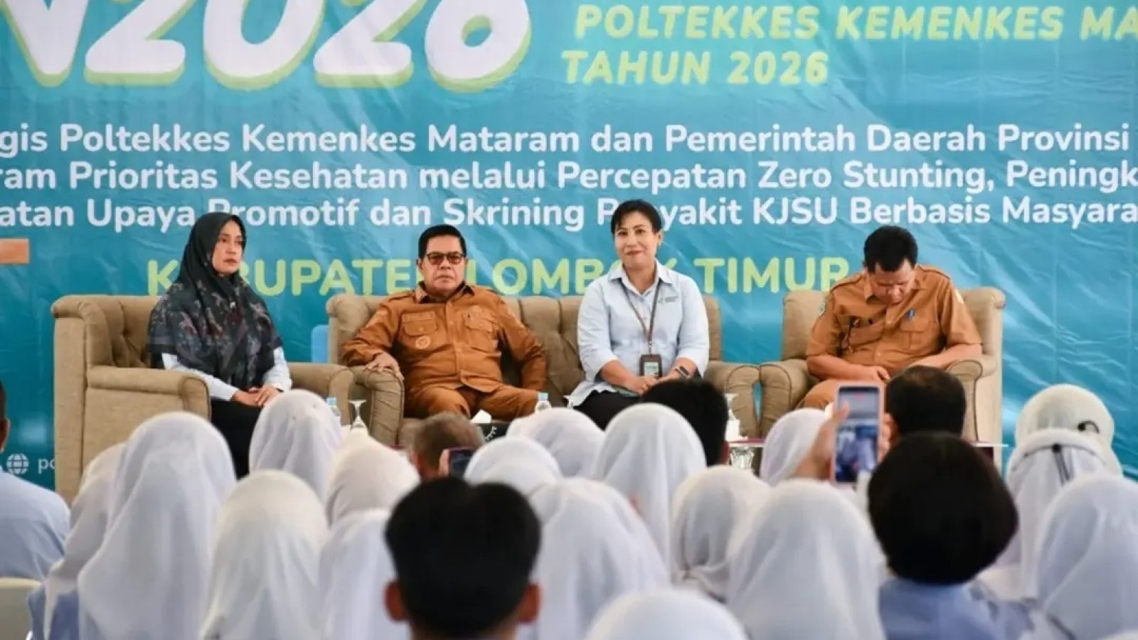 Terima. 209.Mahasiswa KKN, Bupati Lotim Harap Percepat Zero Stunting