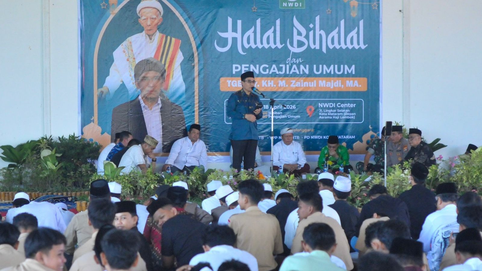 Perkuat Sinergi Masyarakat, Pemprov NTB Hadiri Halalbihalal NWDI Bersama TGB