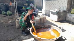 Dua Balita Stunting di Karang Bayan, Babinsa Perempuan ini Sigap Salurkan Bantuan