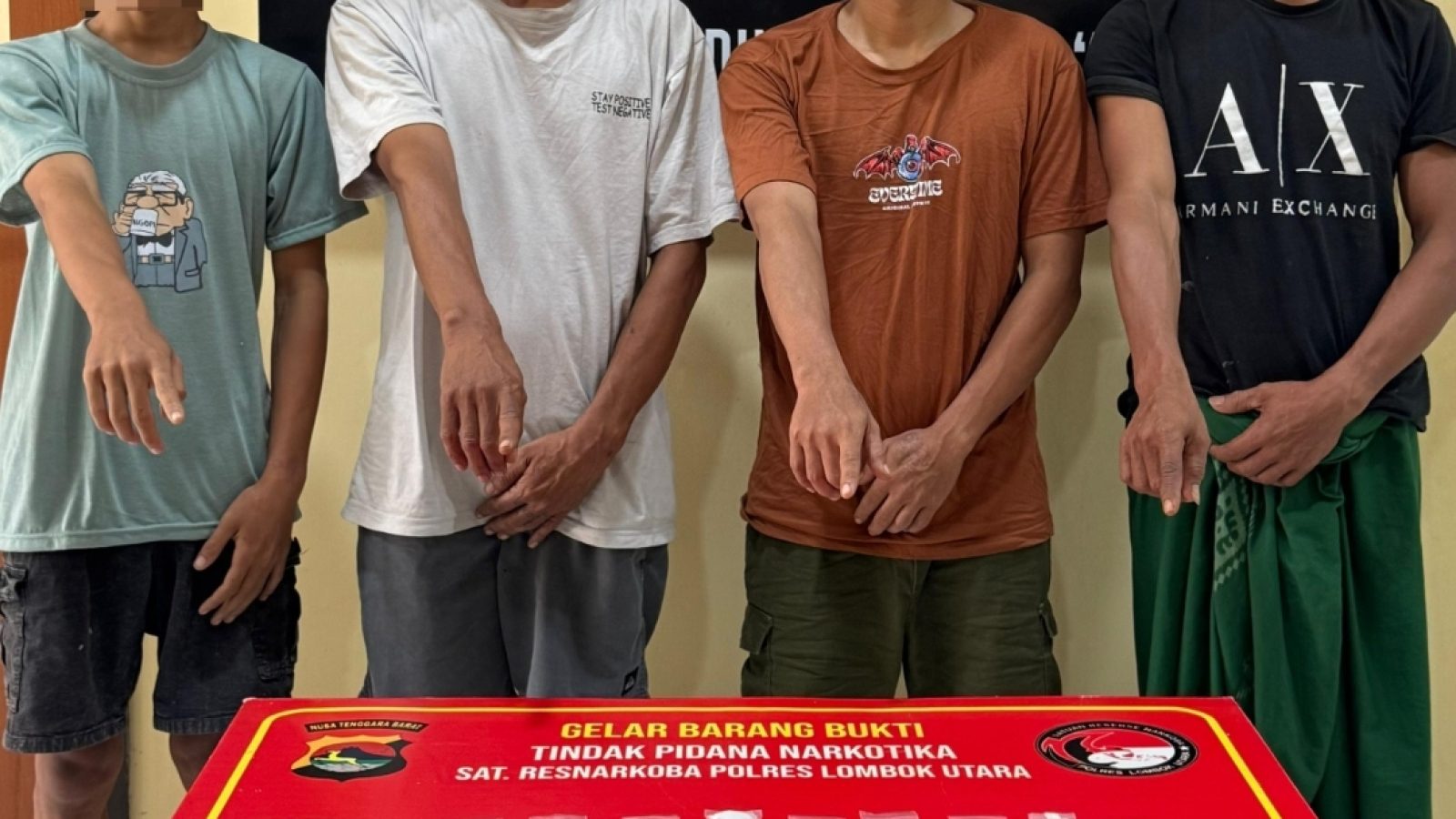 Satuan Reserse Narkoba Polres Lombok Utara Ungkap Peredaran Sabu 
