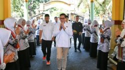 Halal Bihalal PGRI Selong, Bupati Lotim Sebut Pertumbuhan Ekonomi Lotim Tertinggi Kedua