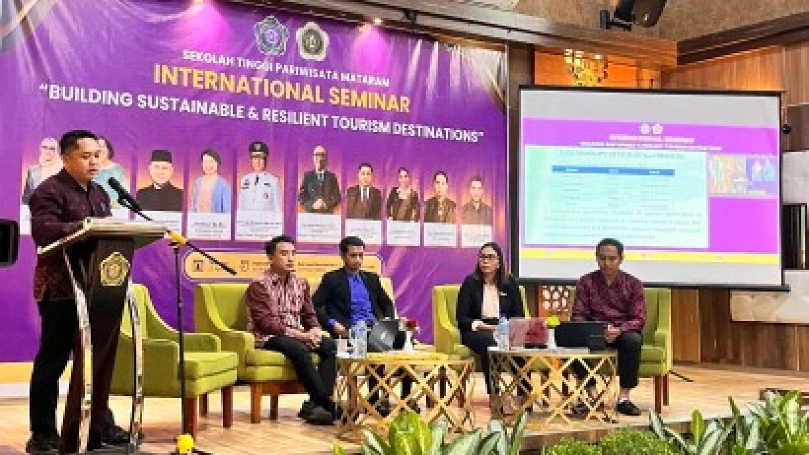 Seminar Internasional STP Mataram Bahas Pariwisata Berkelanjutan