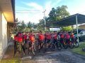 Sempat Vakum , Gowes Kamtibmas Kembali Berlanjut ke Desa Jenggala