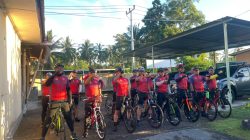 Sempat Vakum , Gowes Kamtibmas Kembali Berlanjut ke Desa Jenggala
