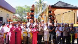 Kapolres Lombok Utara Resmikan Bale Gong Pura Amertha Giri Rinjani