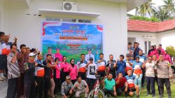 Gowes Kamtibmas di Desa Dangiang, Kapolres Lotara Ajak Warga Lawan Stunting Melalui Program Gemarikan