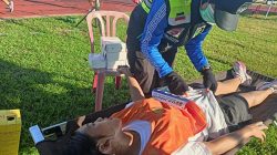 Biddokkes Polda NTB Siaga di GOR Turide, Pastikan Peserta Tes Jasmani Akpol  Sehat