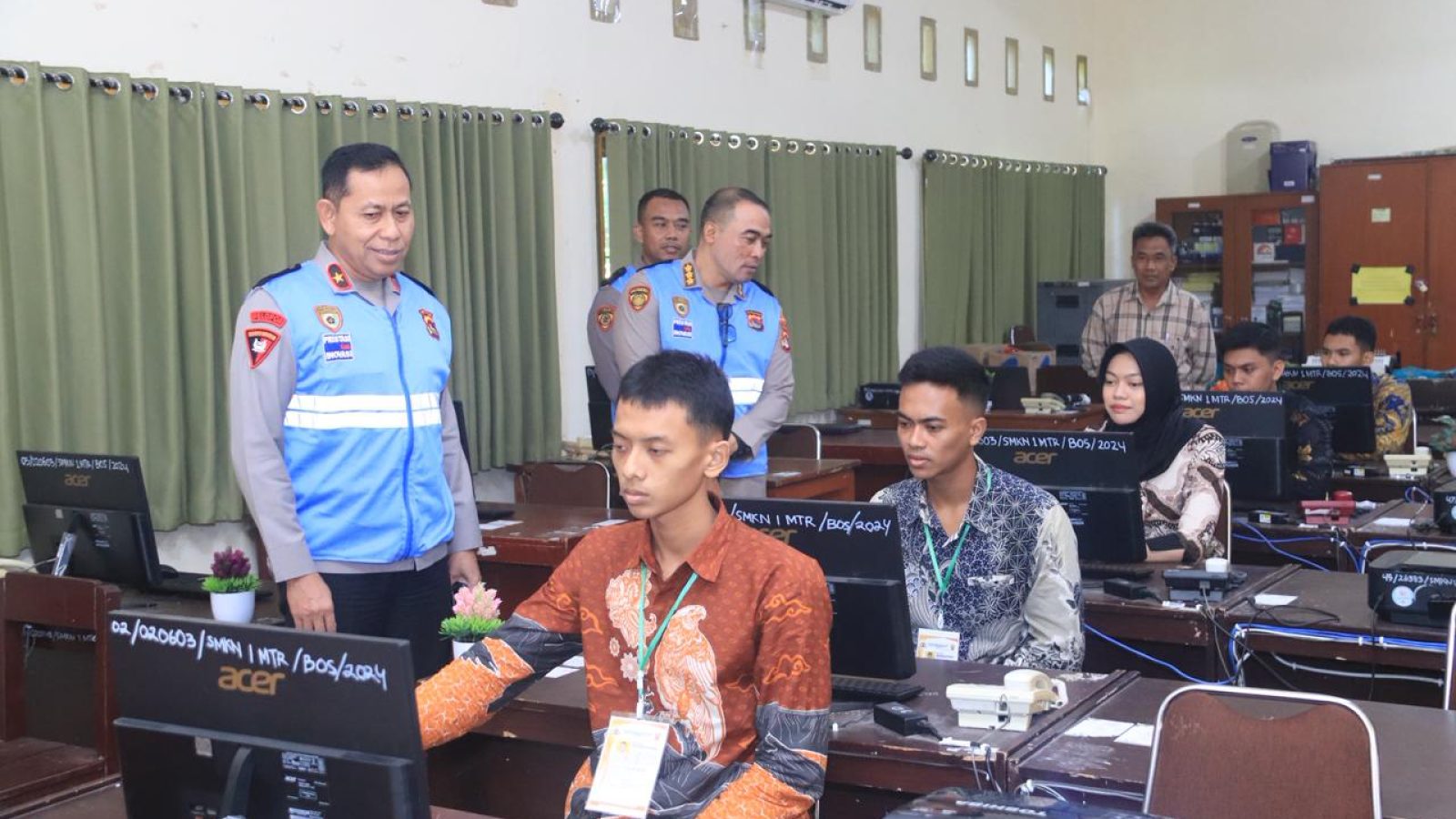 Wakapolda NTB Tinjau Lokasi Tes Mental dan Kepribadian Calon Bintara Polri 2026