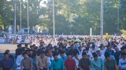 Masyarakat Berbondong-Bondong Shalat ID di Lapangan Bumi Gora, Ini Nilai-nilai Utama Makna Berkurban