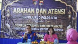 Ditpolairud Polda NTB Tegaskan Komitmen Bersama Perangi Narkoba