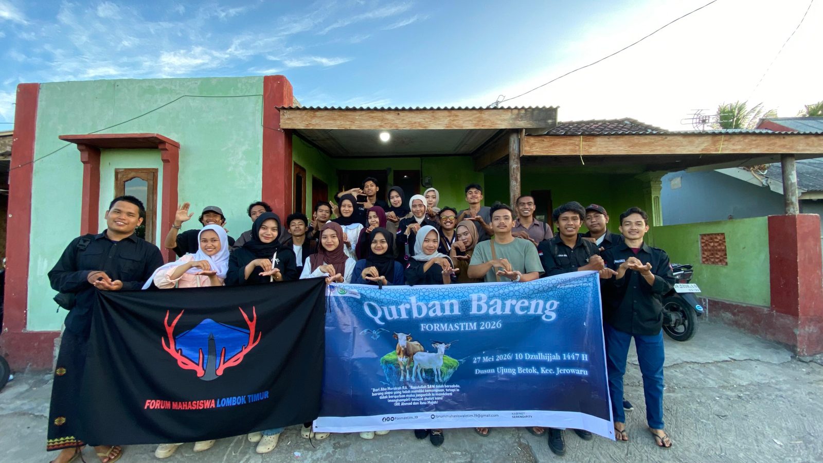 FORMASTIM GELAR KEGIATAN QURBAN BARENG 2026 DI DUSUN UJUNG BETOK