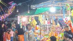 Kapolsek Bayan Pimpin Langsung Pengamanan Pasar Malam “Rona-rona”