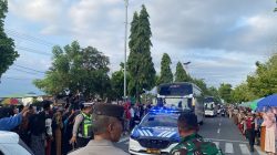 Polda NTB Kawal Kepulangan Jamaah Haji Kloter 3 Asal Lombok Barat