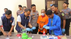 Polres Lombok Utara Musnahkan Barang Bukti Shabu dan Putus Jaringan Lintas Kabupaten