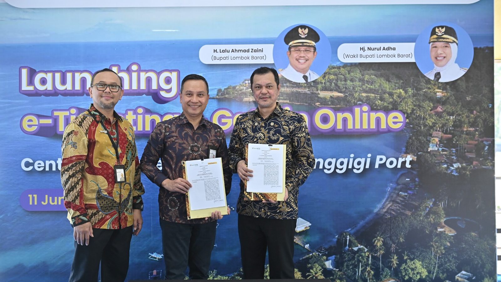 Bank NTB Syariah Dukung Digitalisasi Pelabuhan Senggigi Melalui Kerja Sama Sistem Pembayaran Digital Easybook