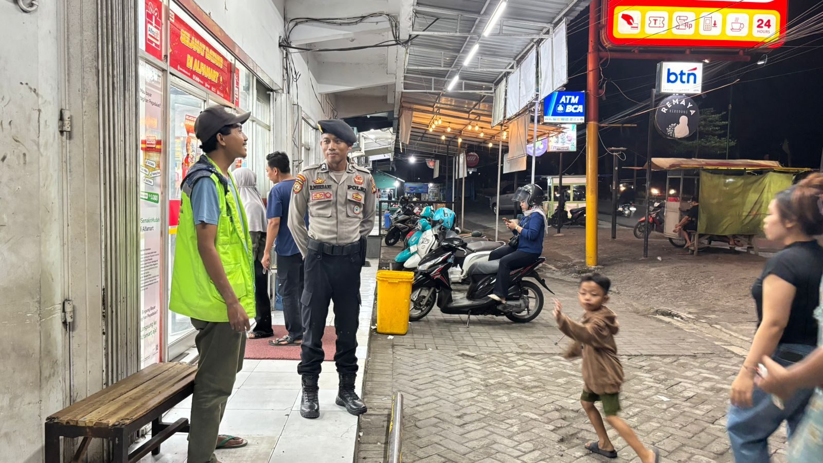 Patroli Strong Point Rinjani Presisi Sasar Titik Rawan Kota Mataram