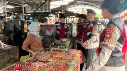 Patroli Kota Presisi Sambangi Pasar Mandalika Bertais, Polda NTB Perkuat Pencegahan Gangguan Kamtibmas