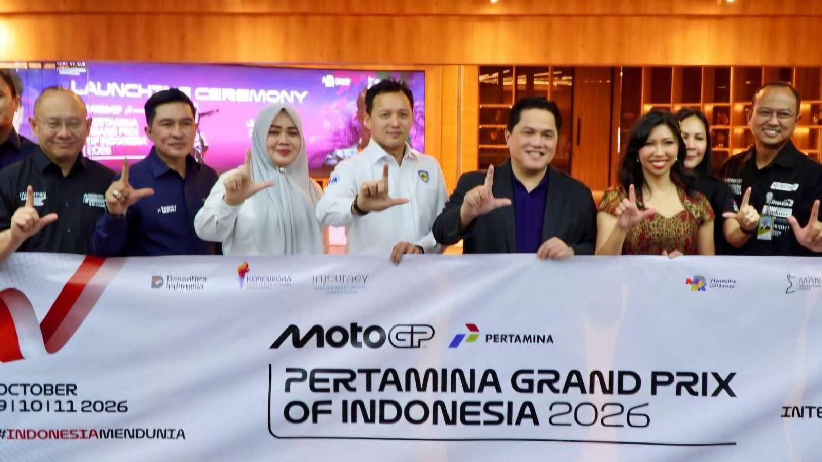 Menpora dan Wagub NTB Resmi Luncurkan MotoGP 2026