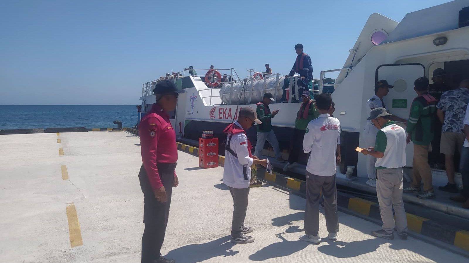 Keamanan Jalur Wisata Tiga Gili, Ditpamobvit Polda NTB Perketat Patroli di Pelabuhan Senggigi, Bangsal dan Teluk Nare