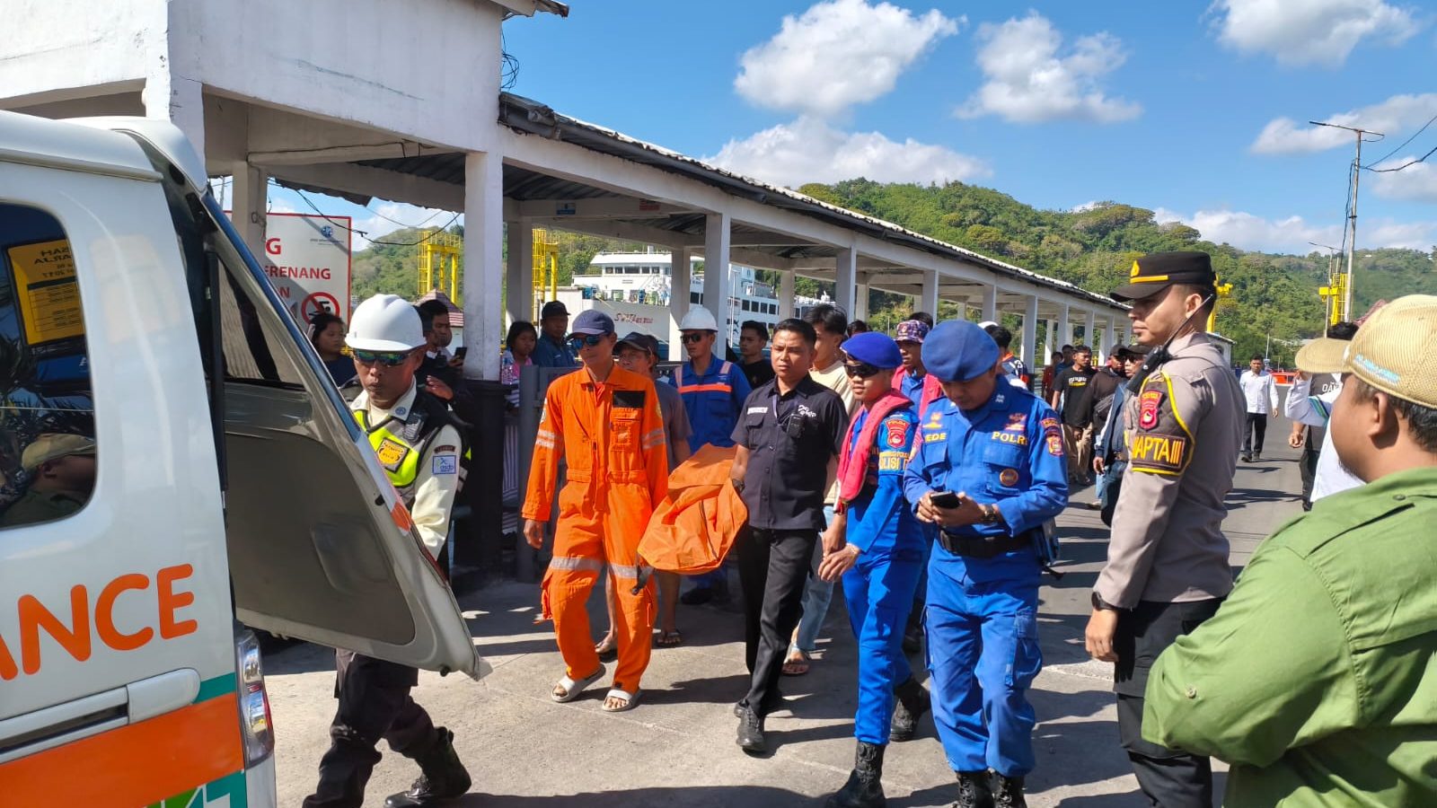 Polisi Selidiki Penemuan ABK Tergantung di Atas KMP Athayana