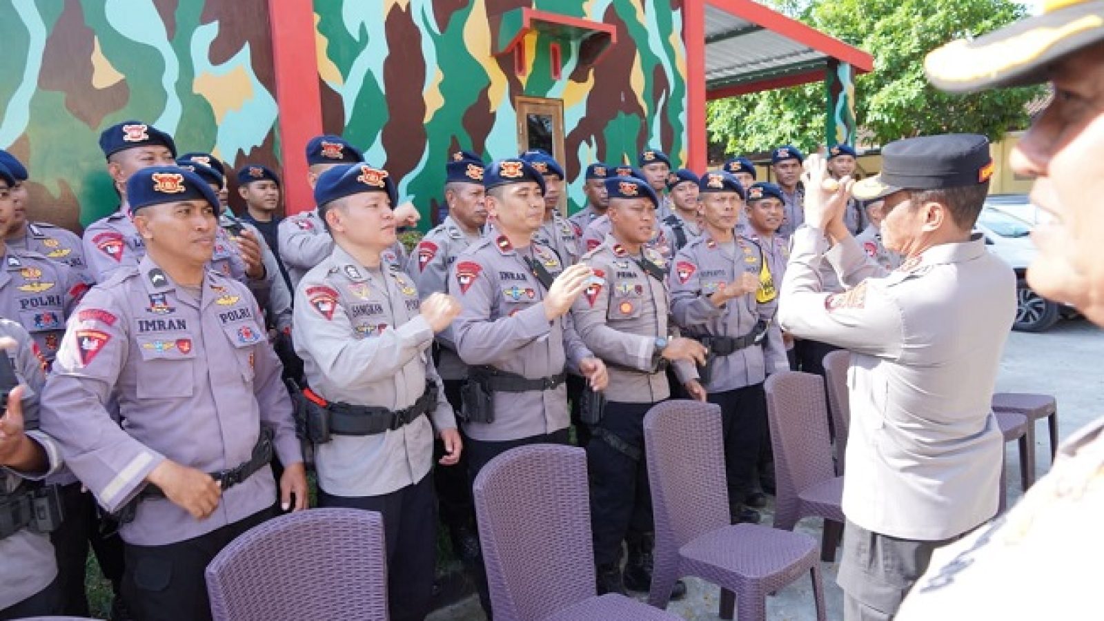 Kapolda NTB Sambangi Batalyon B Pelopor Sat Brimob di Sumbawa