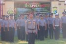 Sebanyak 52 Personel Polres Lombok Utara Resmi Naik Pangkat, Kapolres Pimpin Upacara Tradisi Siraman Kembang