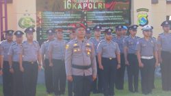Sebanyak 52 Personel Polres Lombok Utara Resmi Naik Pangkat, Kapolres Pimpin Upacara Tradisi Siraman Kembang