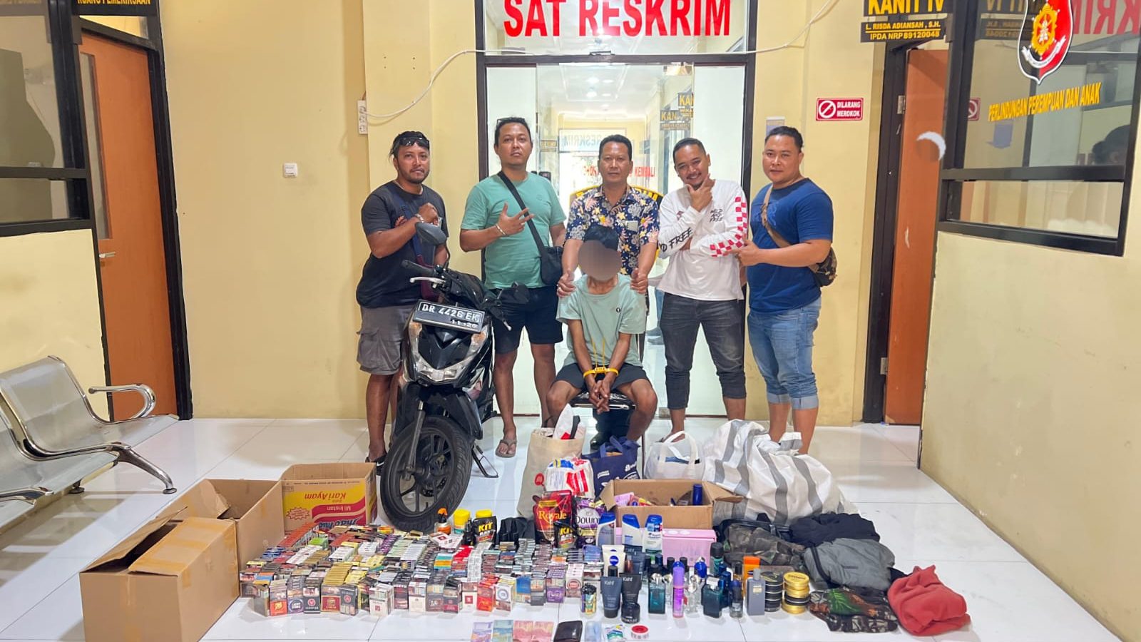 Tim Puma Polres Lombok Utara  Bekuk Pelaku Curat Pembobol Toko