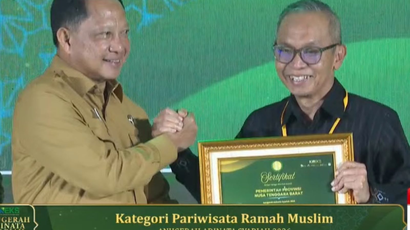 Provinsi NTB Borong 5 Penghargaan Anugerah Adinata Syariah 2026
