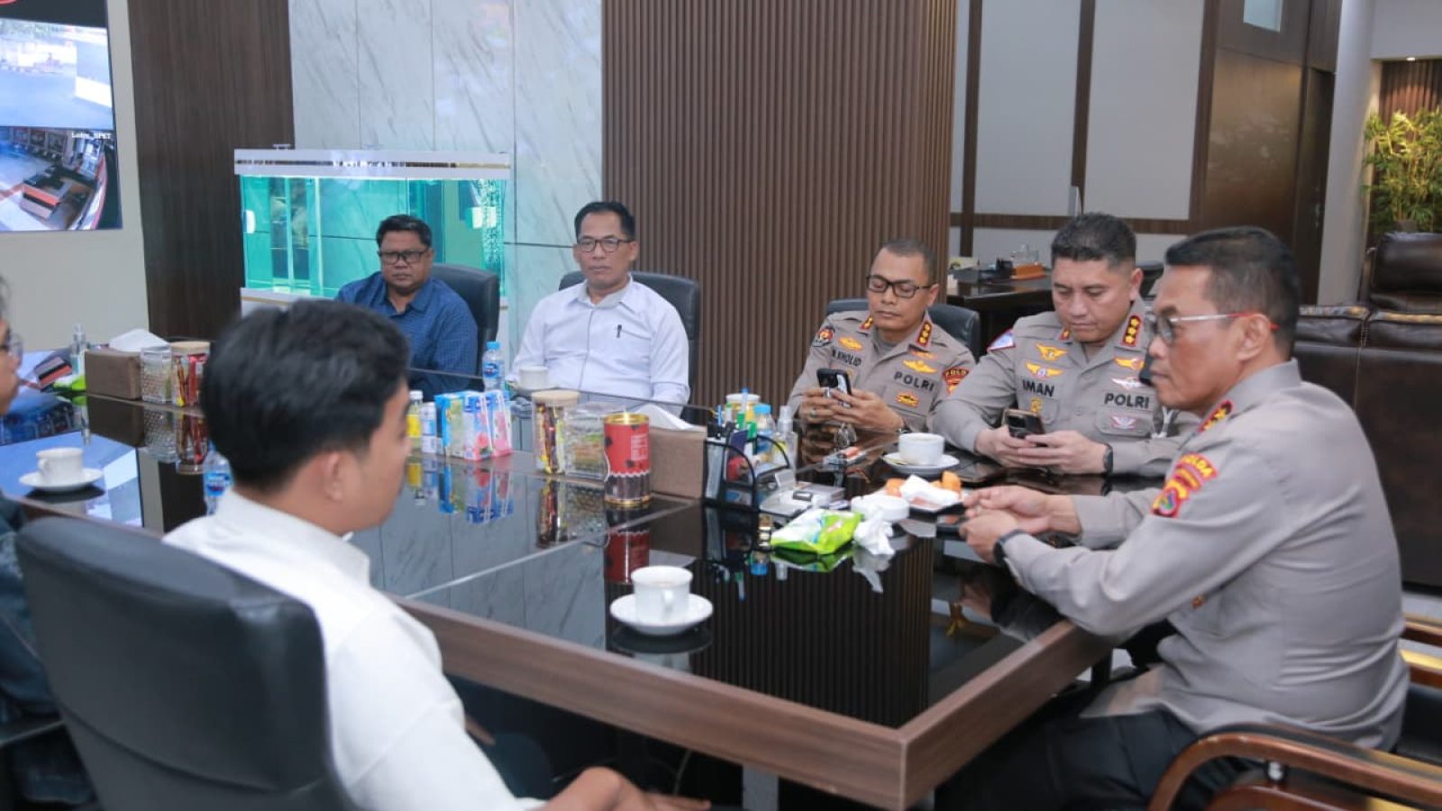 Kapolda NTB Perkuat Sinergi dengan PMII, Ajak Mahasiswa Jaga Kondusivitas Daerah