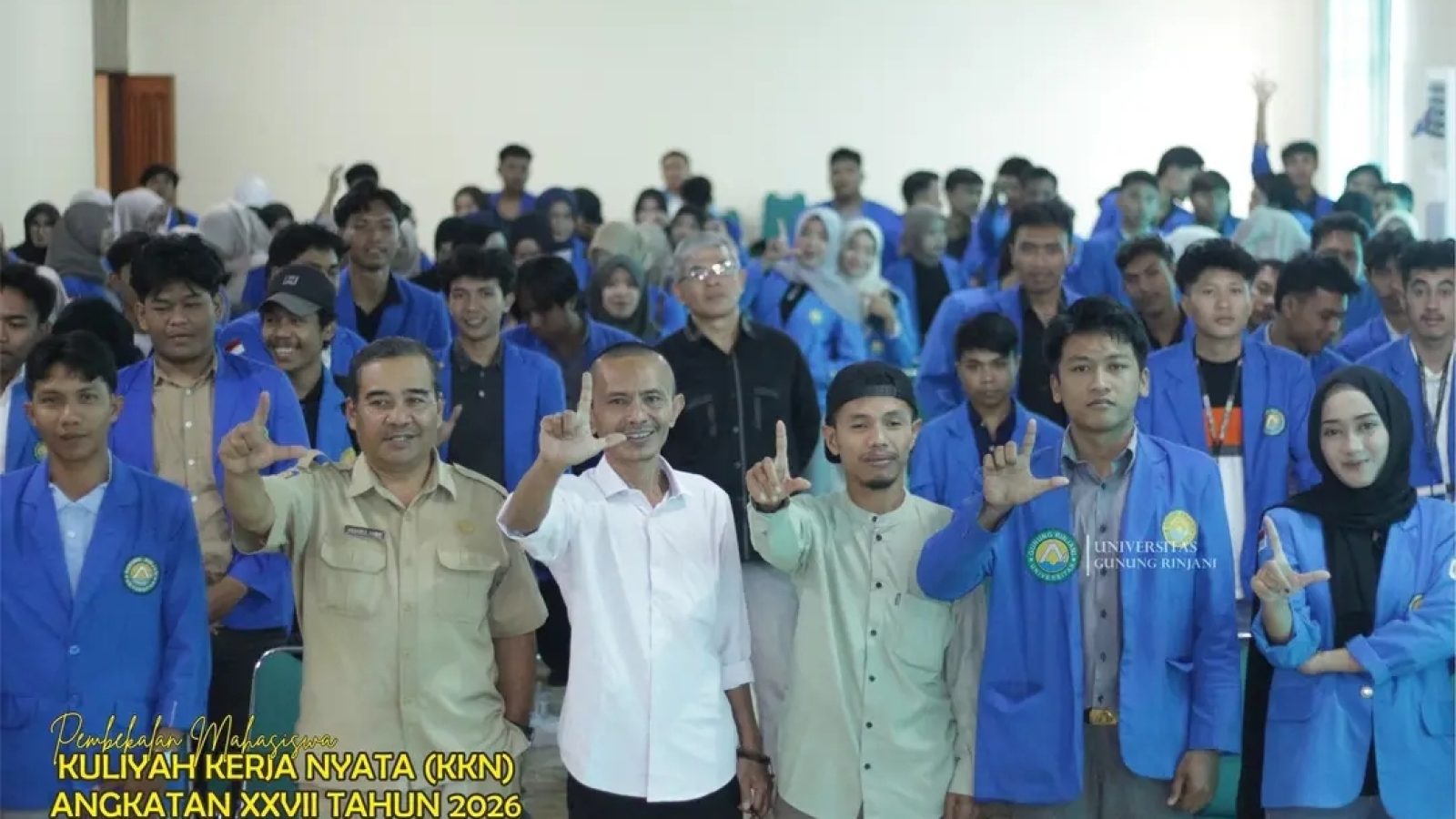 Sebanyak 137 Mahasiswa Universitas Gunung Rinjani Ikuti Pembekalan KKN Tahun 2026