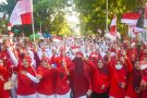 Sambut HUT Ke-81 RI, Ribuan Bendera Merah Putih Dibagikan kepada Masyarakat