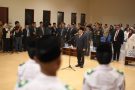 Pengukuhan 26 Paskibraka, Bupati Lombok Utara Tekankan Makna Pengabdian