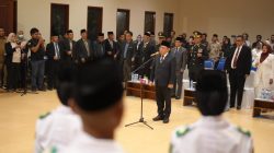 Pengukuhan 26 Paskibraka, Bupati Lombok Utara Tekankan Makna Pengabdian