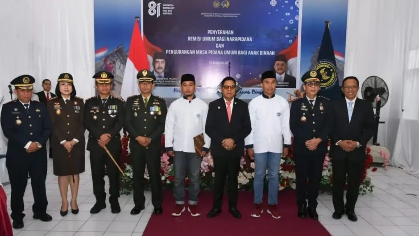 Bupati Lotim Hadiri Penyerahan Remisi Napi HUT RI