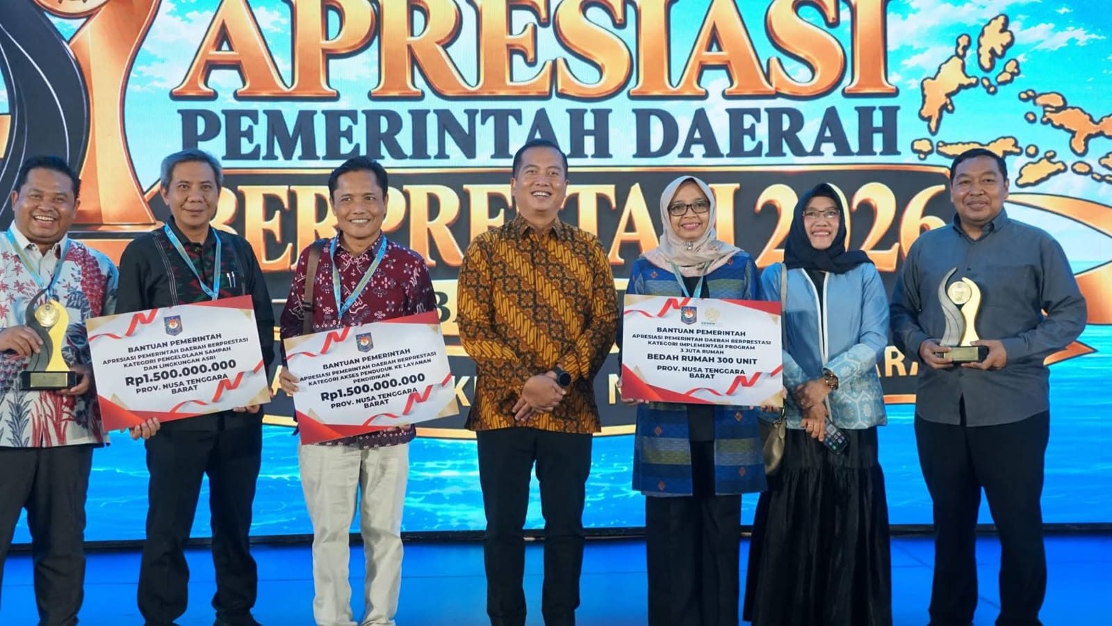 NTB Raih Tiga Apresiasi Kemendagri