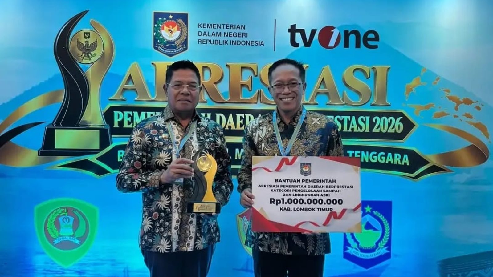 Lotim Juara III Apresiasi Pemda Berprestasi