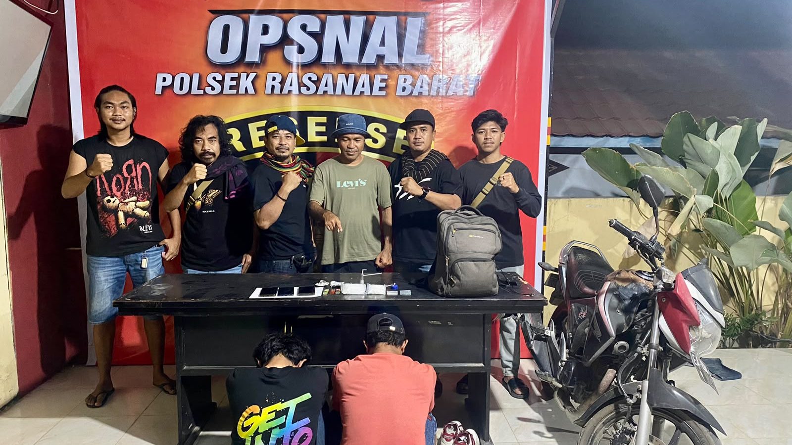 Polres Bima Kota Gagalkan Peredaran Narkotika, 156 Gram Sabu dan Ekstasi Disita dari Dua Terduga Pelaku  ​