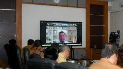 Pastikan Komien Perbaikan Tata Kelola Pemerintahan, Pemkab Lotim Virtual Meeting KPK