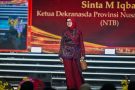 Sinta M. Iqbal Wakili NTB  di Fashion Show 38 Provinsi 