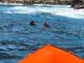 Tim SAR Gabungan Perluas Area Pencarian Pemancing yang Jatuh di Tebing Pantai Lancing